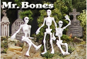 O-SCALE SKELETONS 'MR. BONES'